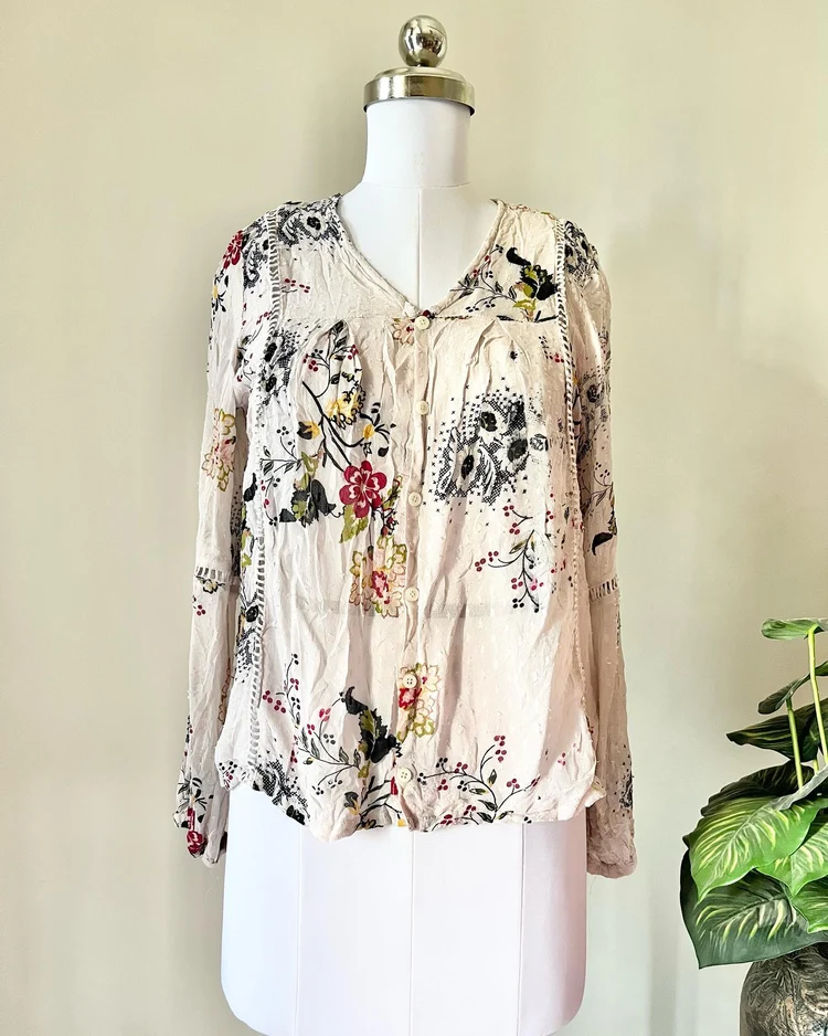 Boho printed top 