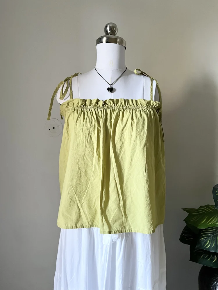 Mint tie-up top 