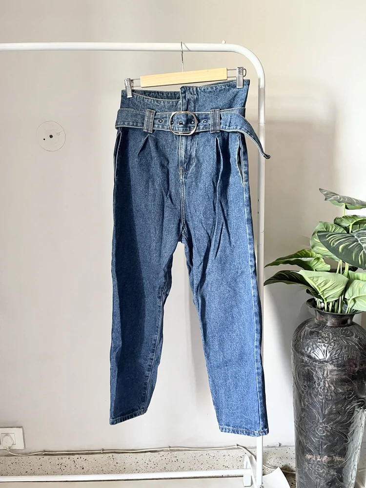 Dark blue tapered fit Jeans