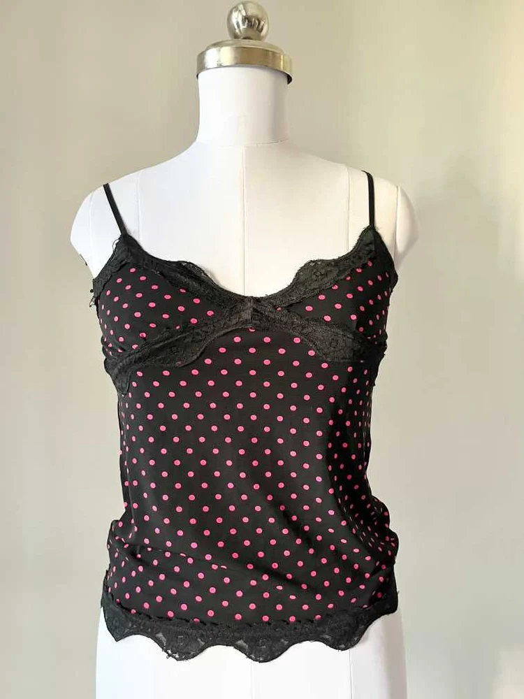 Polka dot cami top