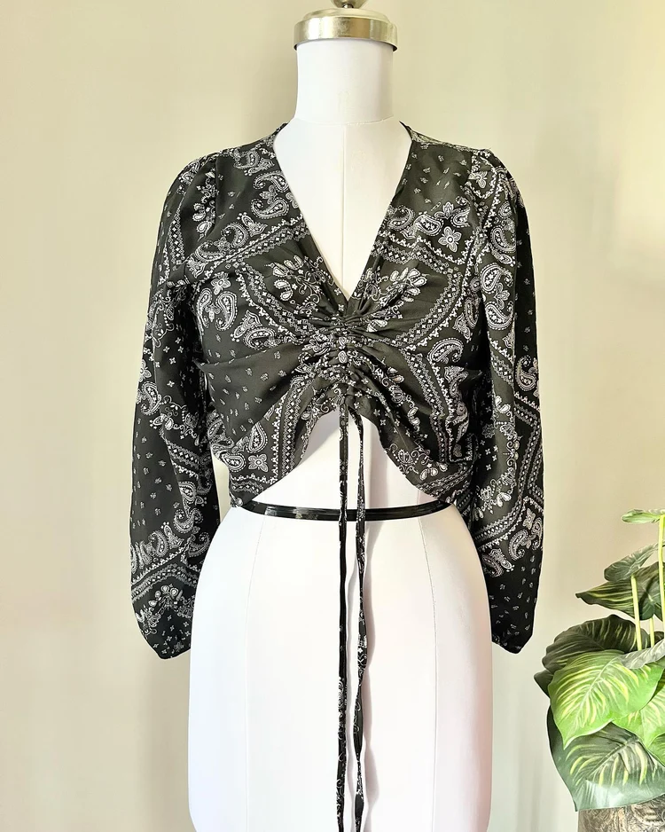 Paisley print top 