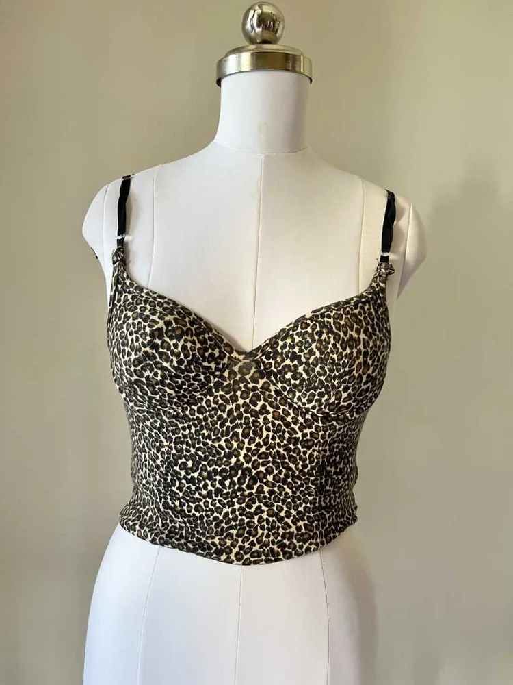 Animal Print padded top