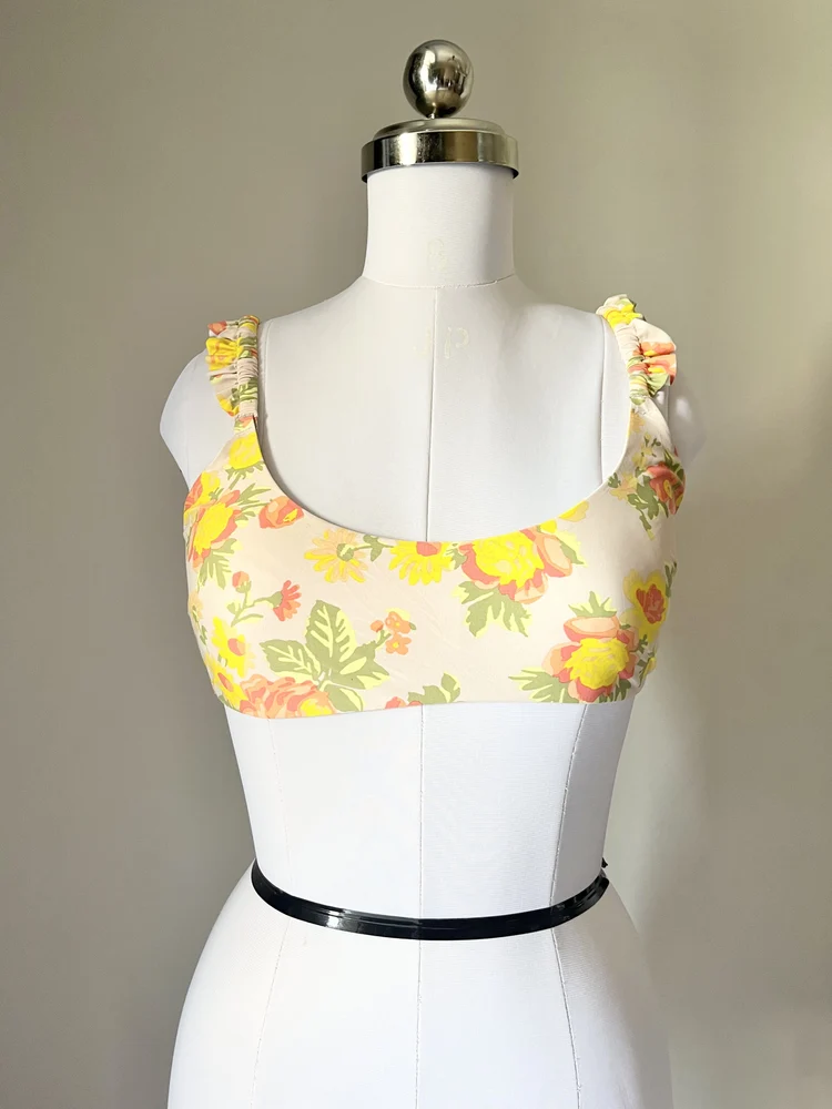 Sunflower bikini top