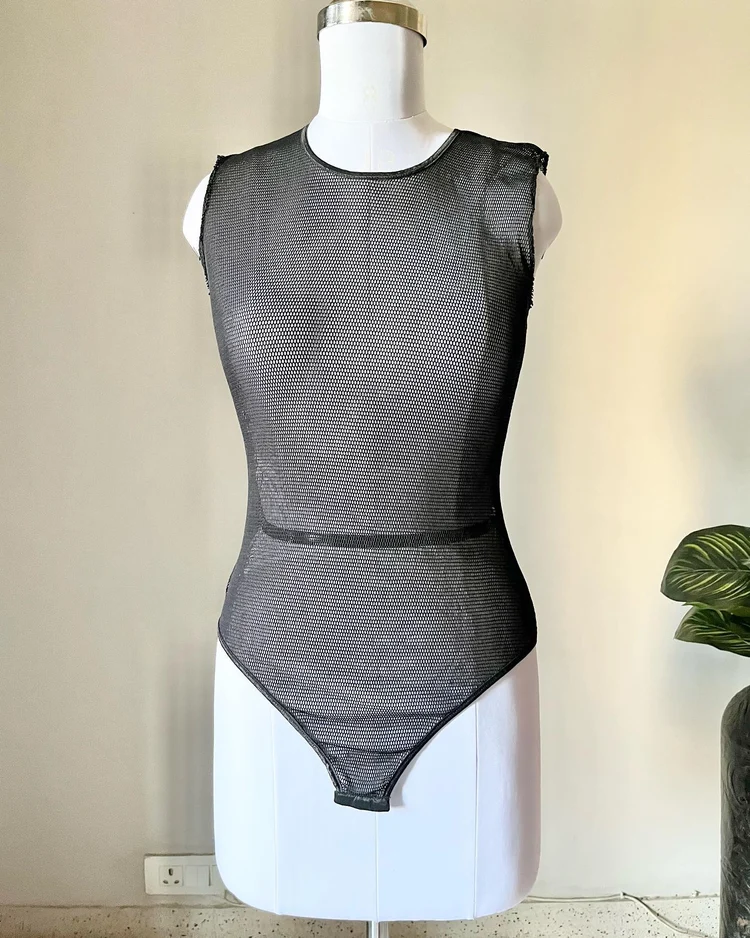 Net sheer bodysuit 🥵🥵