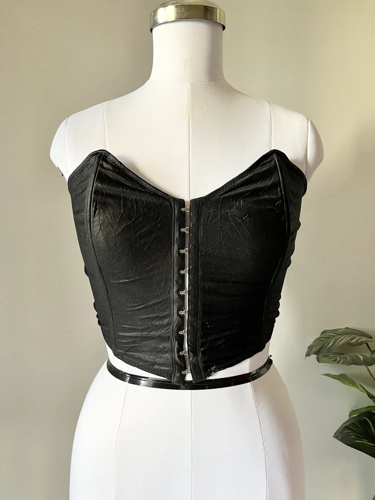 Black corset top
