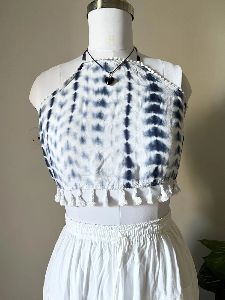 Tie-dye halter top 