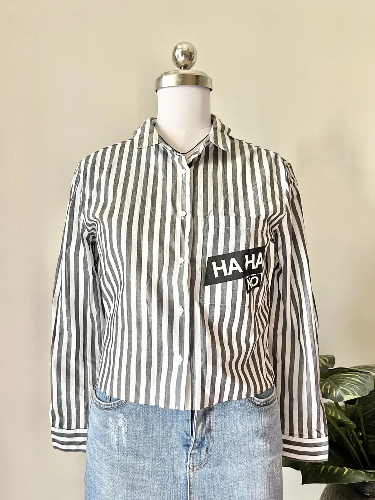Stripe quriky shirt