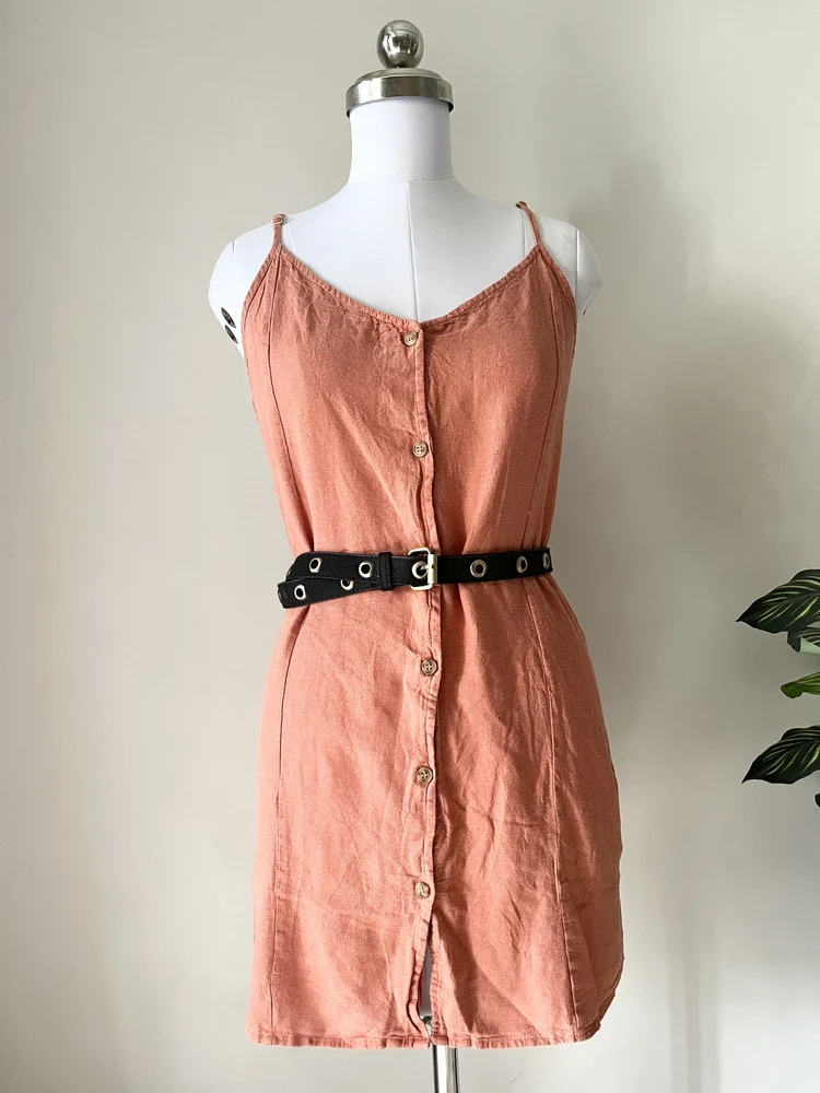 Burnt orange dress