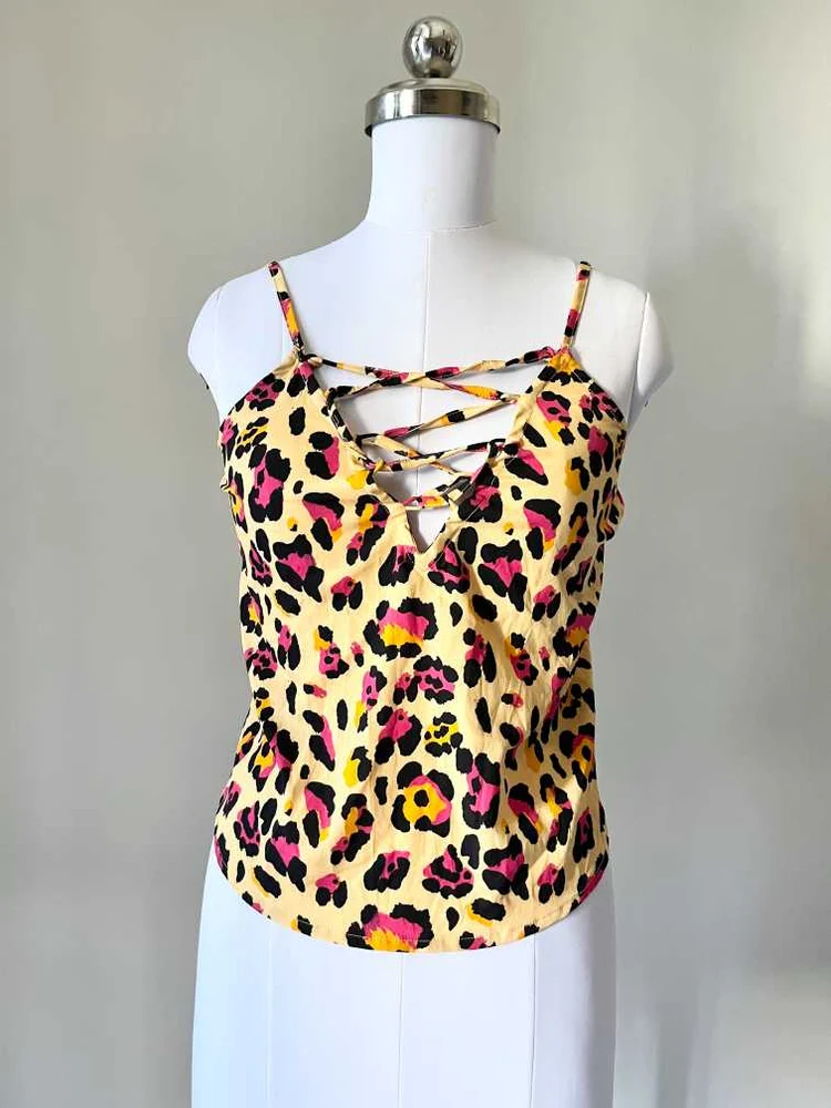 Animal print top