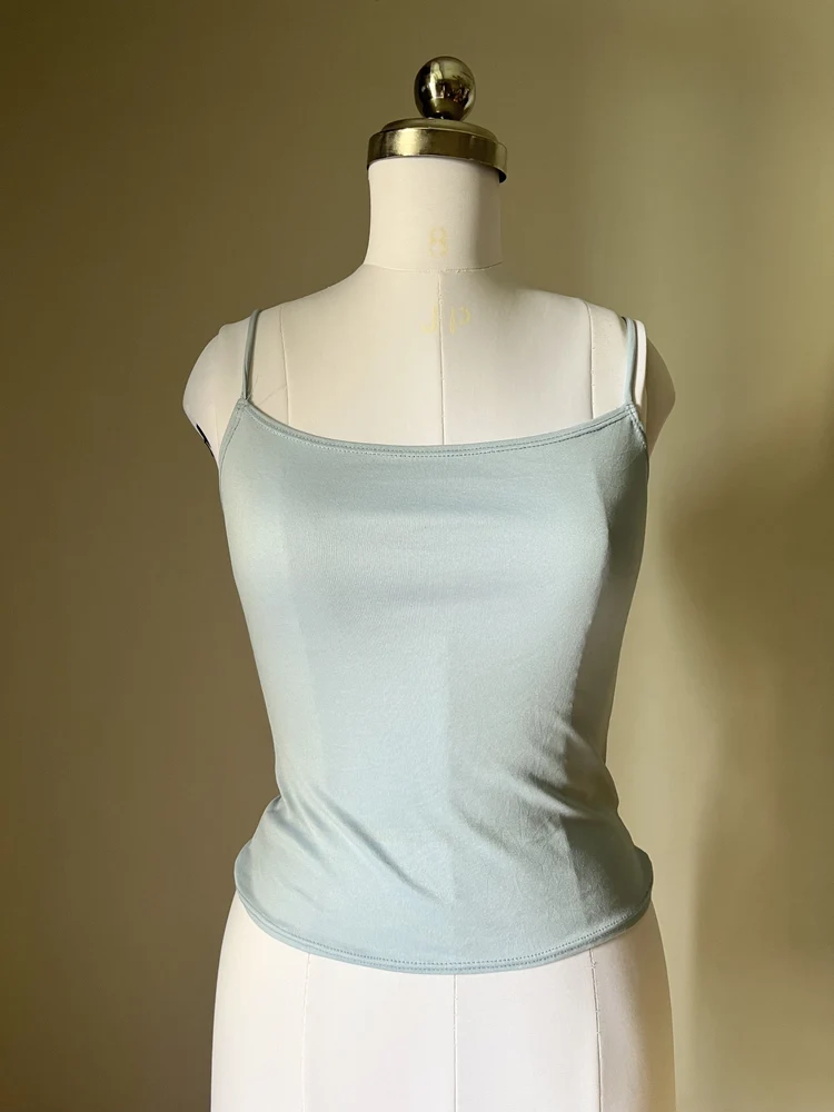 Blue cami top