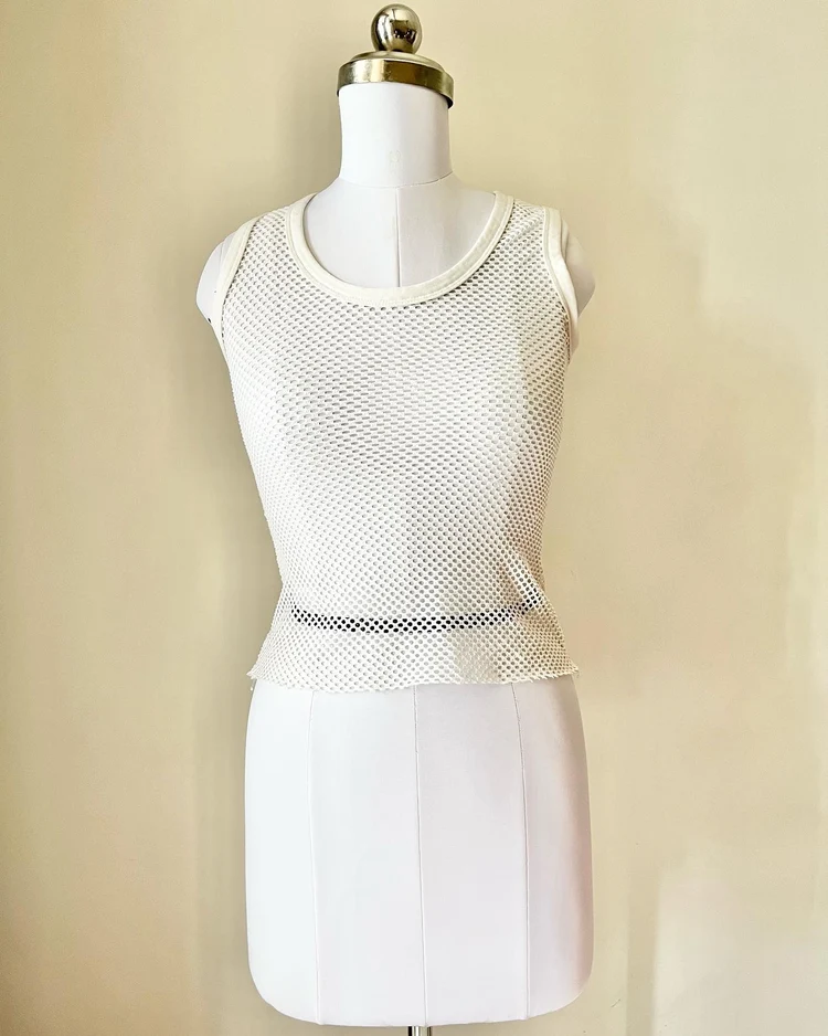 White mesh top 