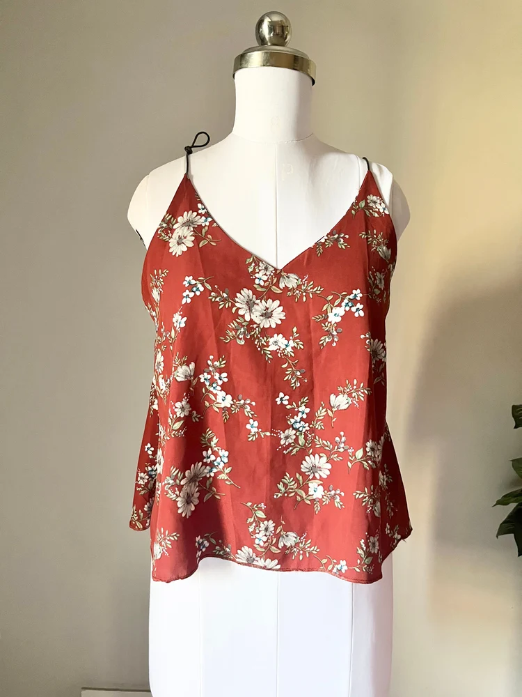 Floral rust top 