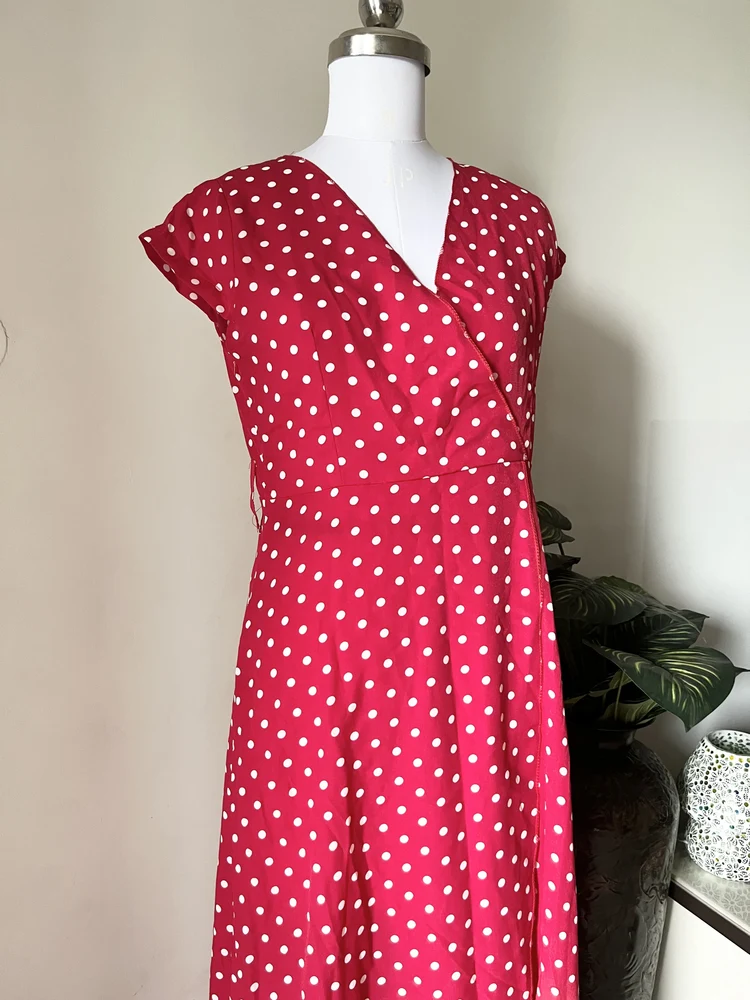 Polka dot maxi dress 