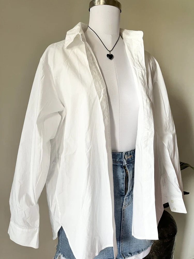 White plain shirt 