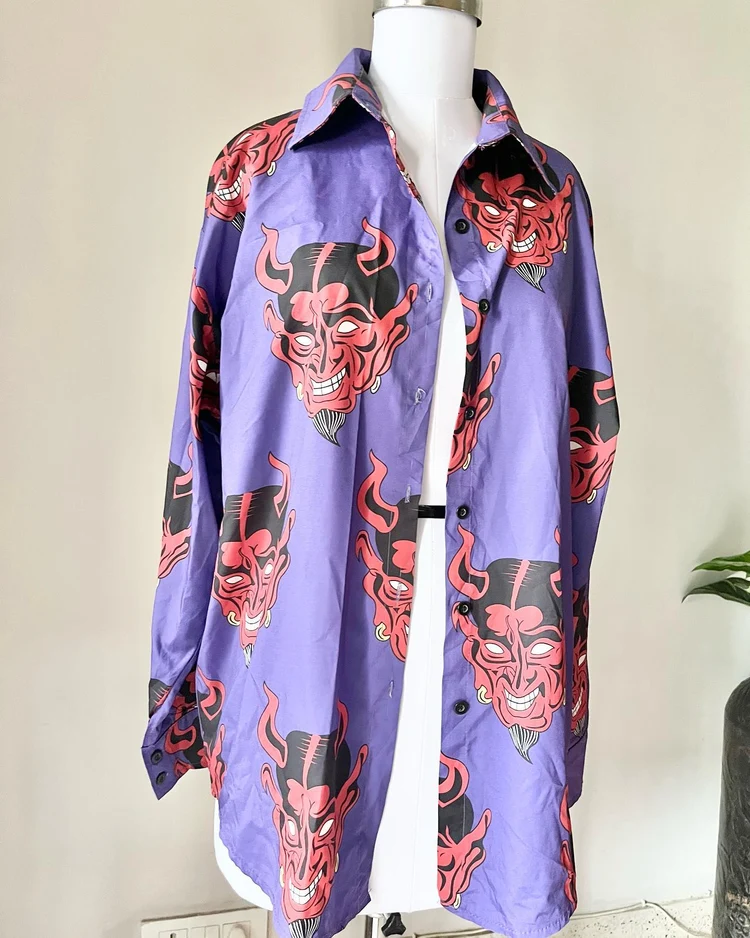 Devil printed shirt 😈 (unisex)