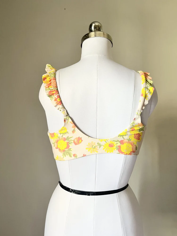 Sunflower bikini top