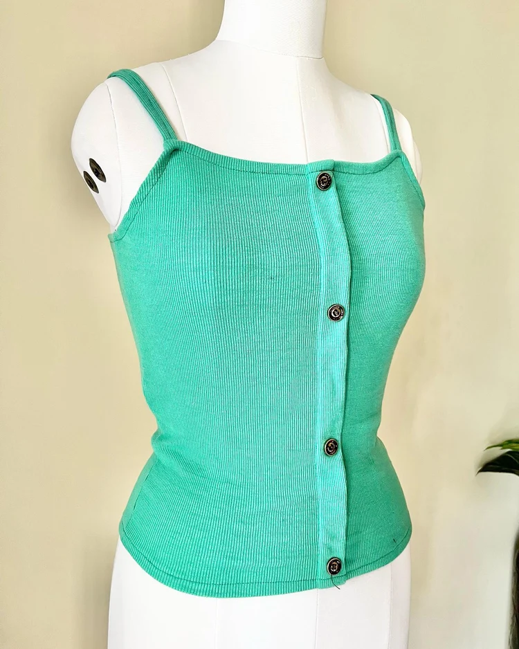 Green tank top 