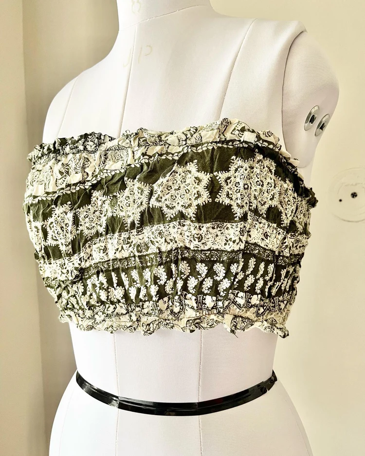 Printed tube top 