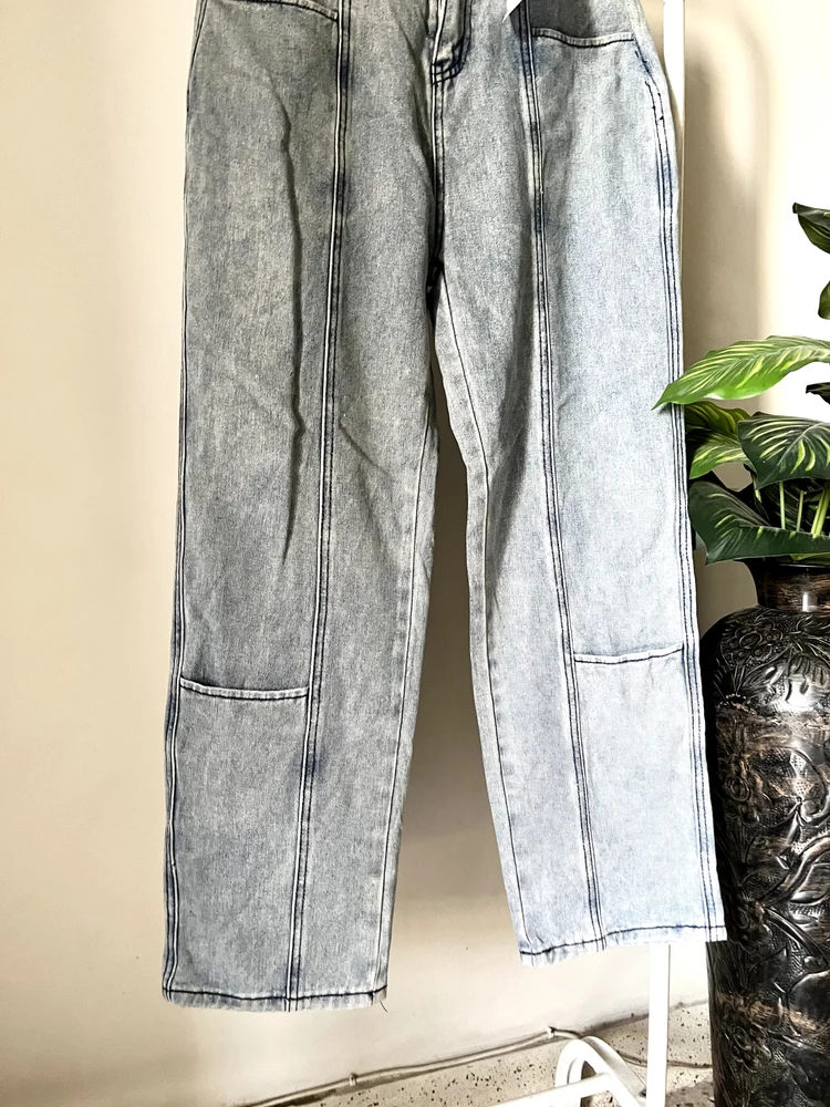 Blue Cargo style denim 