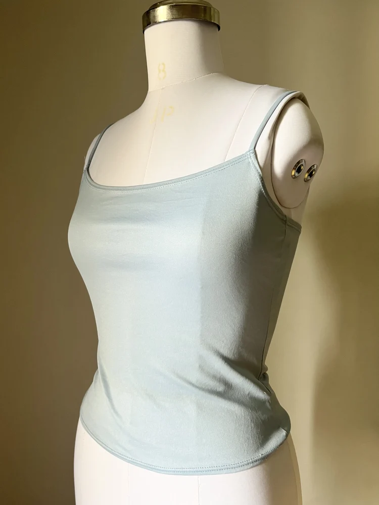 Blue cami top