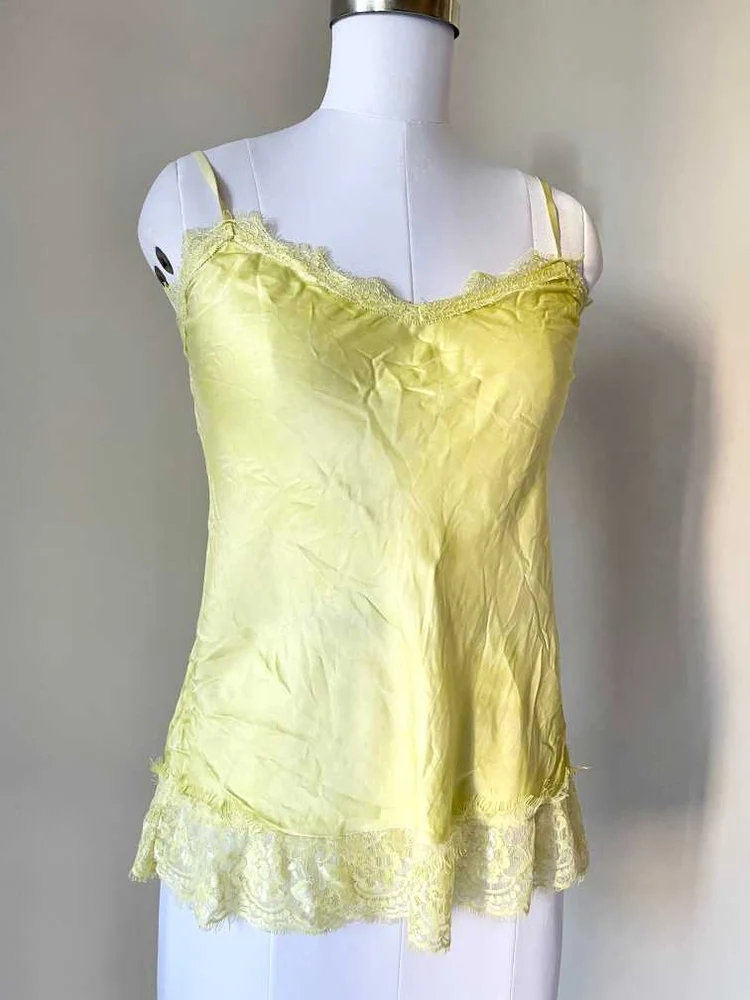 Neon lace cami top 