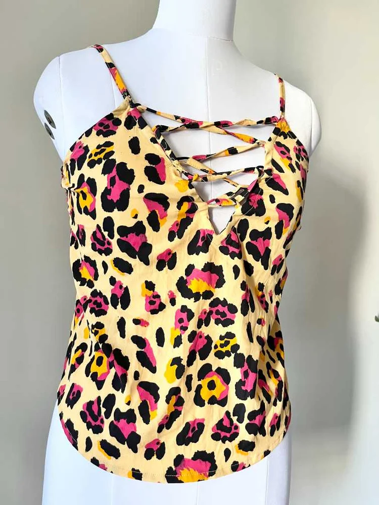Animal print top