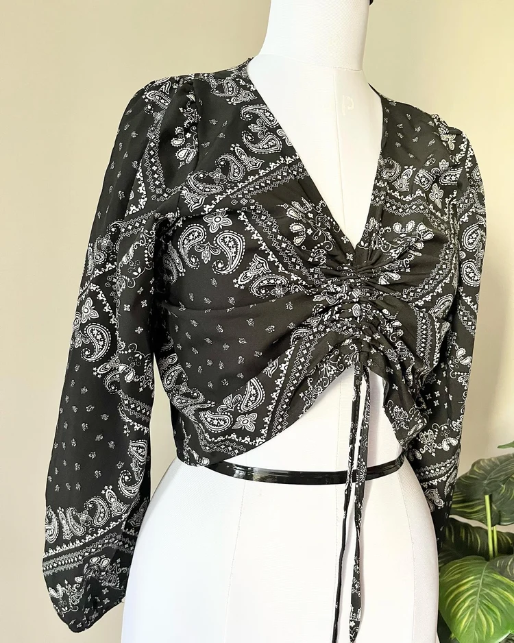 Paisley print top 