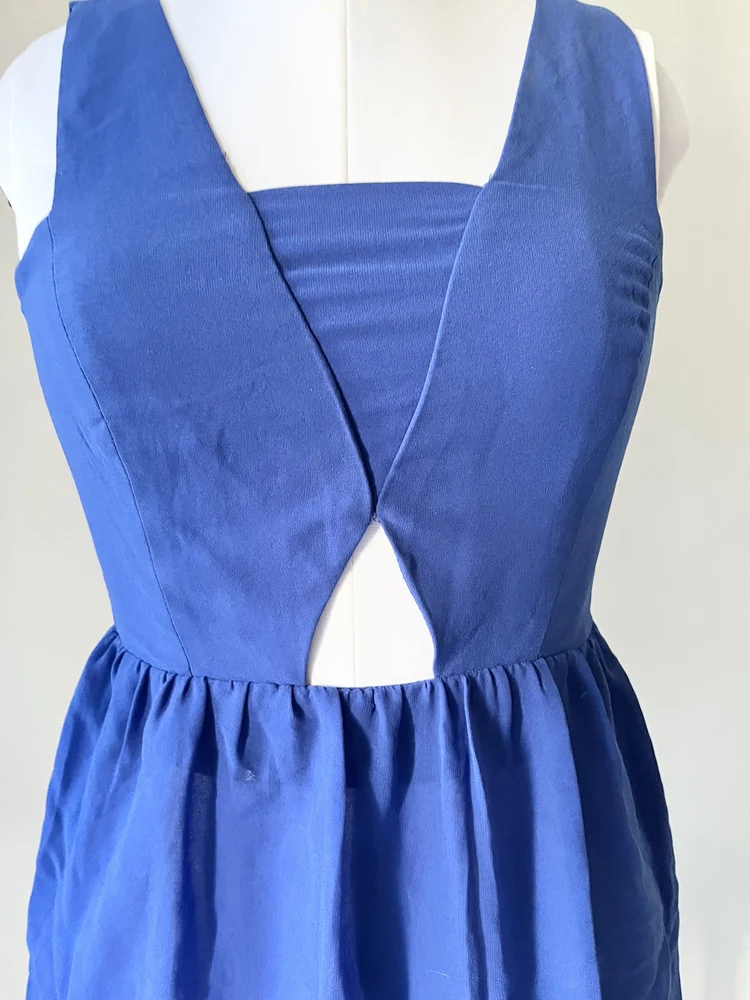 Electric blue top