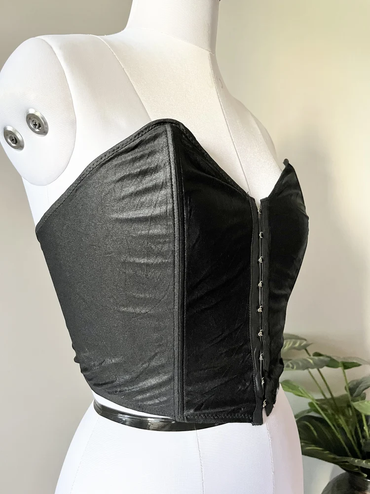 Black corset top