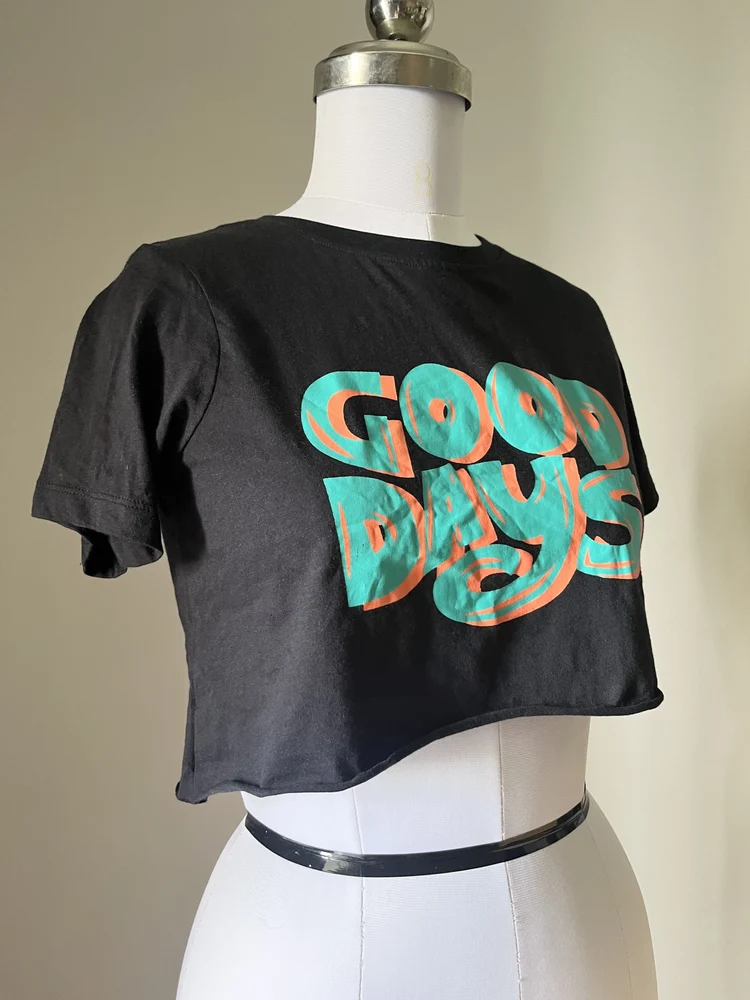 Black baby tee