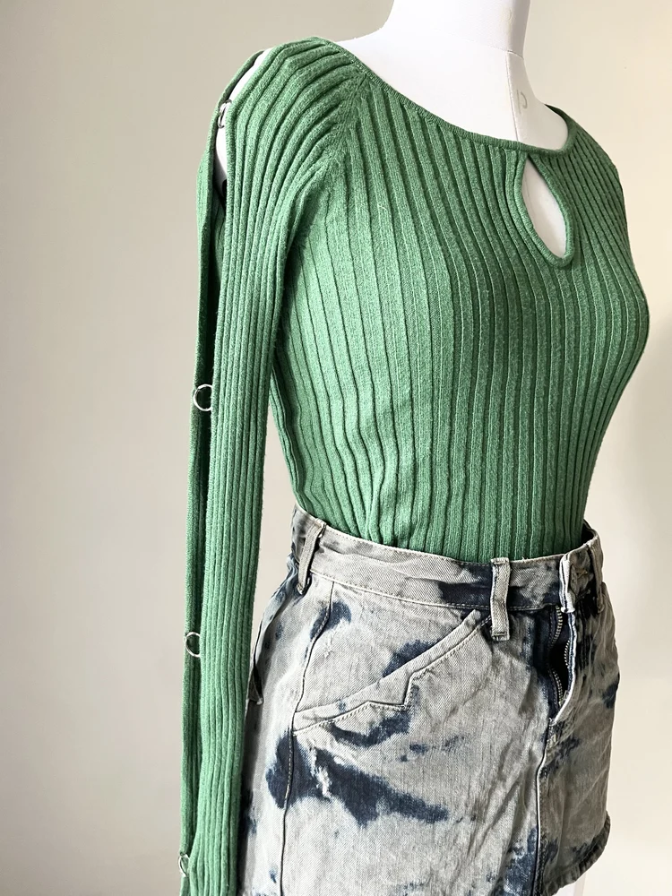Green 0-ring sleeves top 