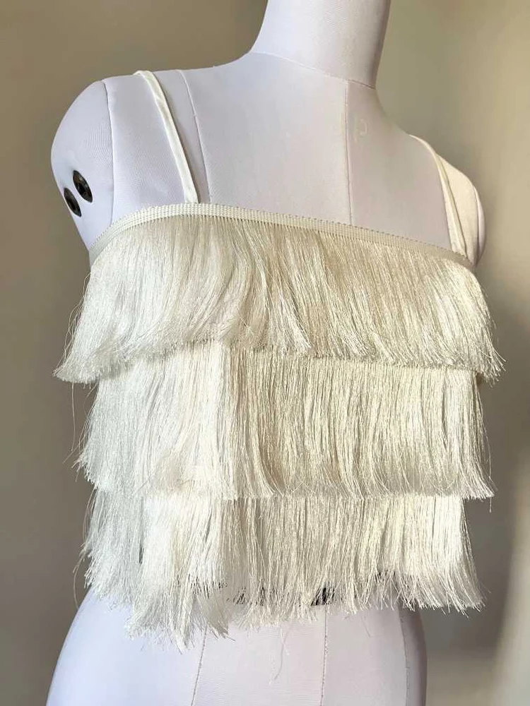 White frill top