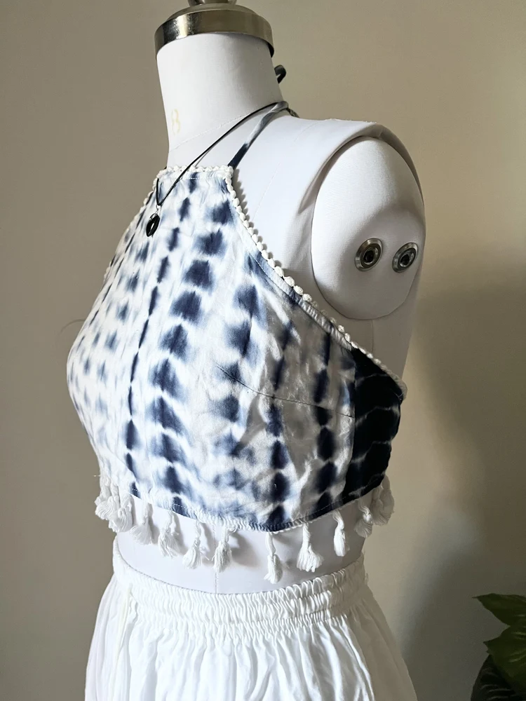 Tie-dye halter top 