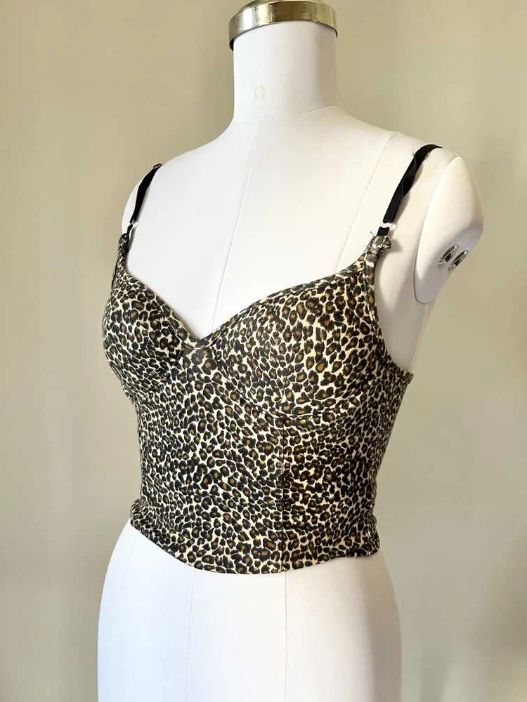 Animal Print padded top