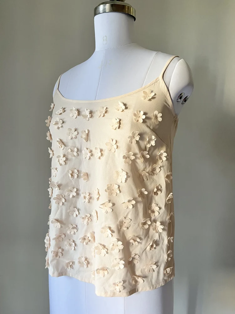 Peach applique work top