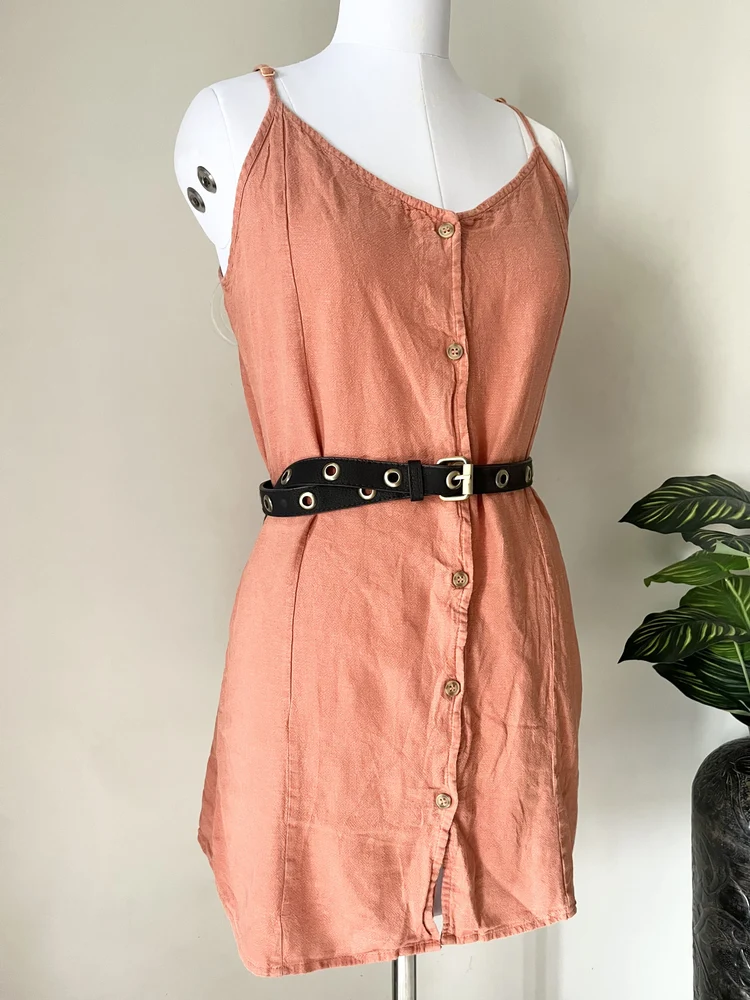 Burnt orange dress