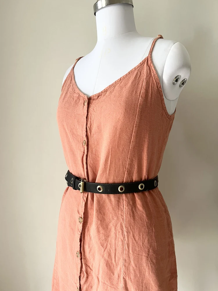 Burnt orange dress