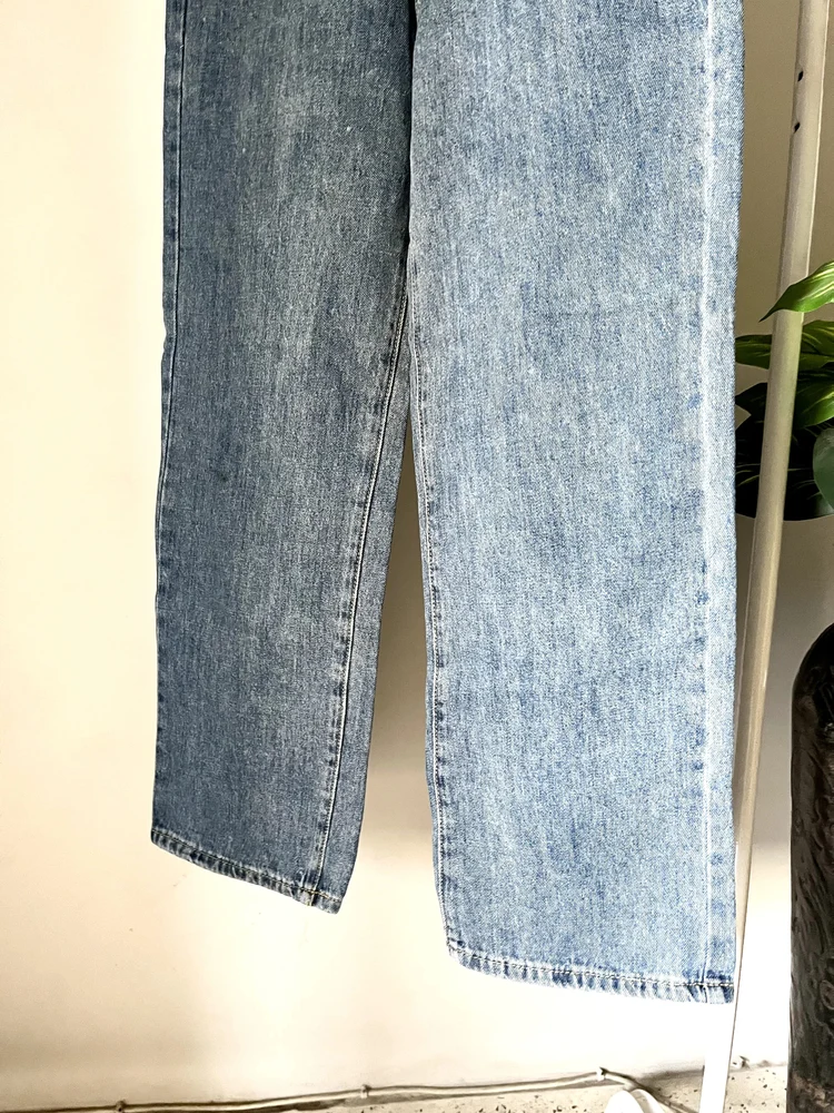 Blue highwaist Straightfit  Denim 