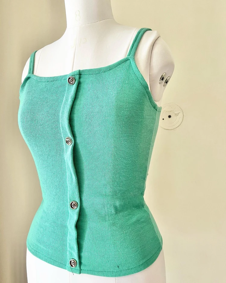 Green tank top 