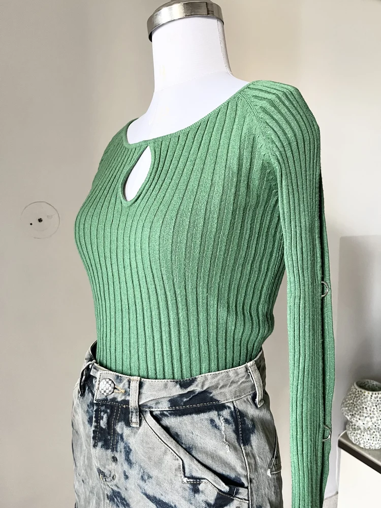 Green 0-ring sleeves top 