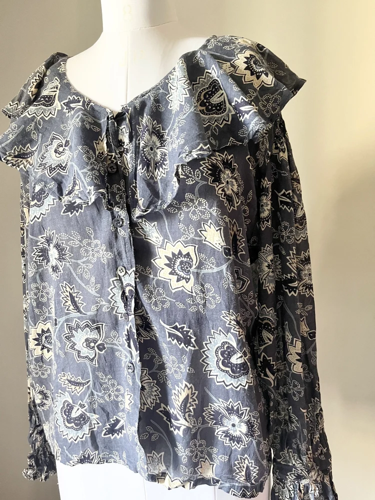 y2K Vintage print top