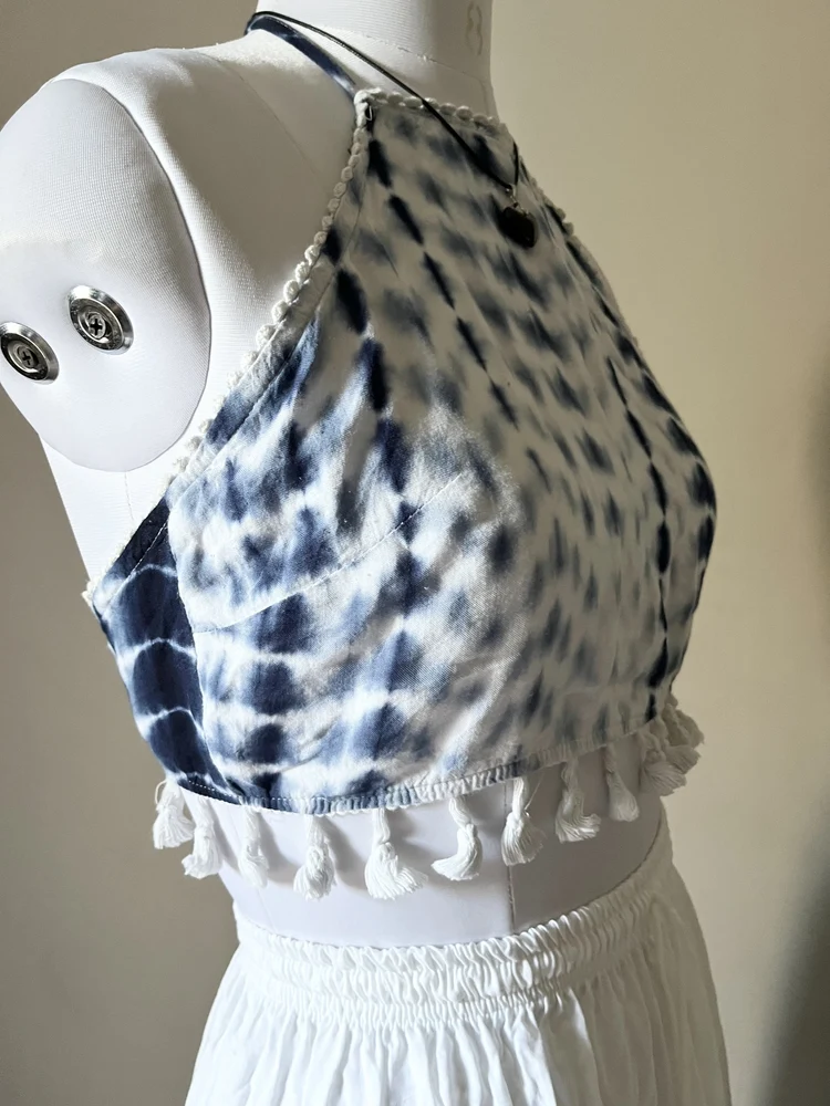 Tie-dye halter top 