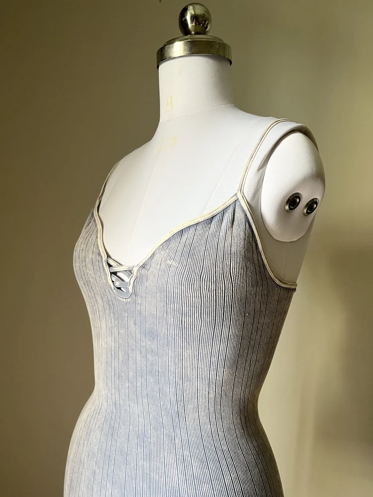 Acid blue tank top 