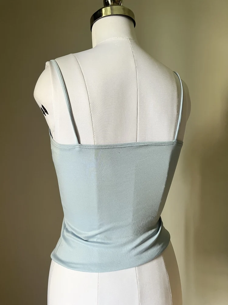 Blue cami top