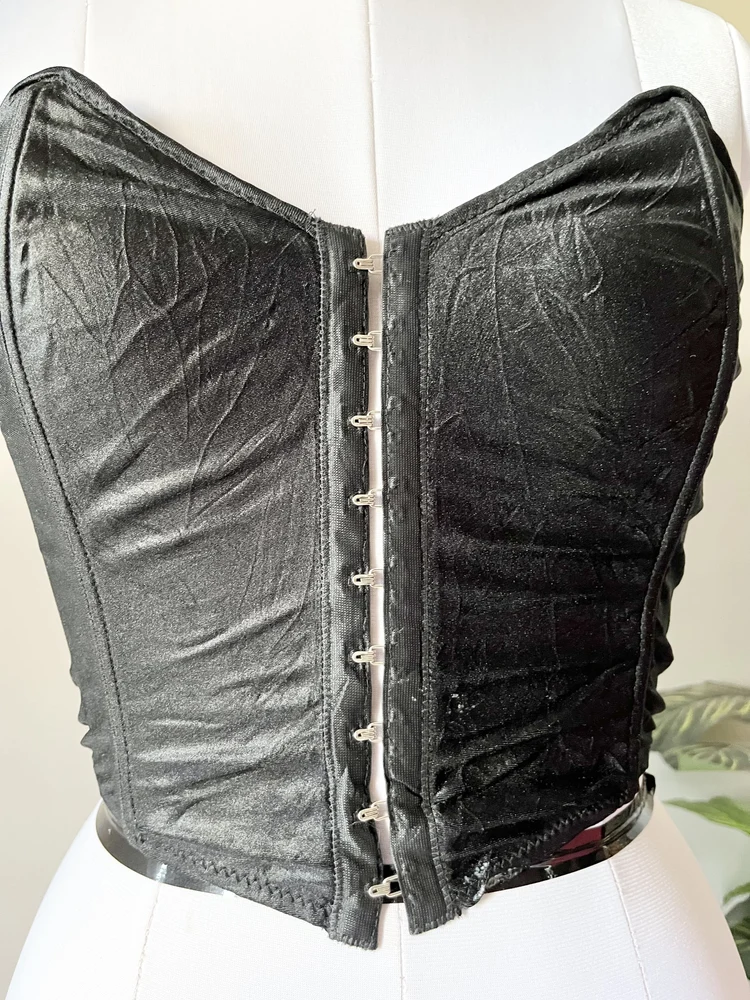 Black corset top