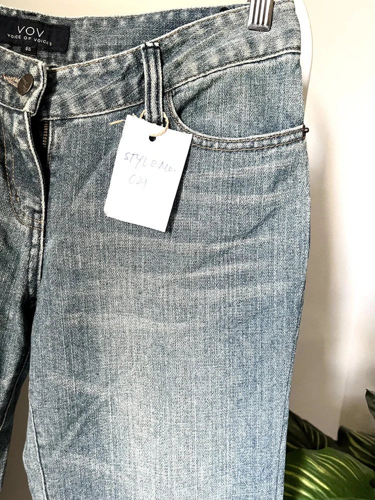 Charcoal blue straight fit jeans 