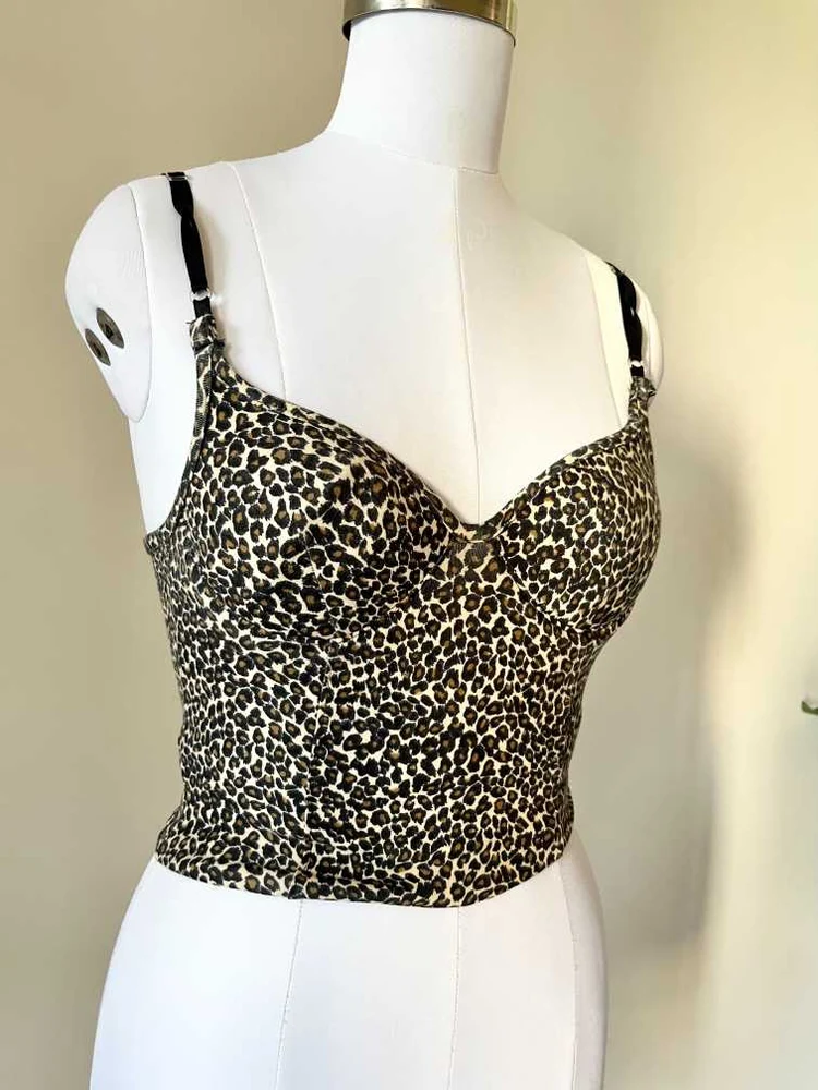 Animal Print padded top