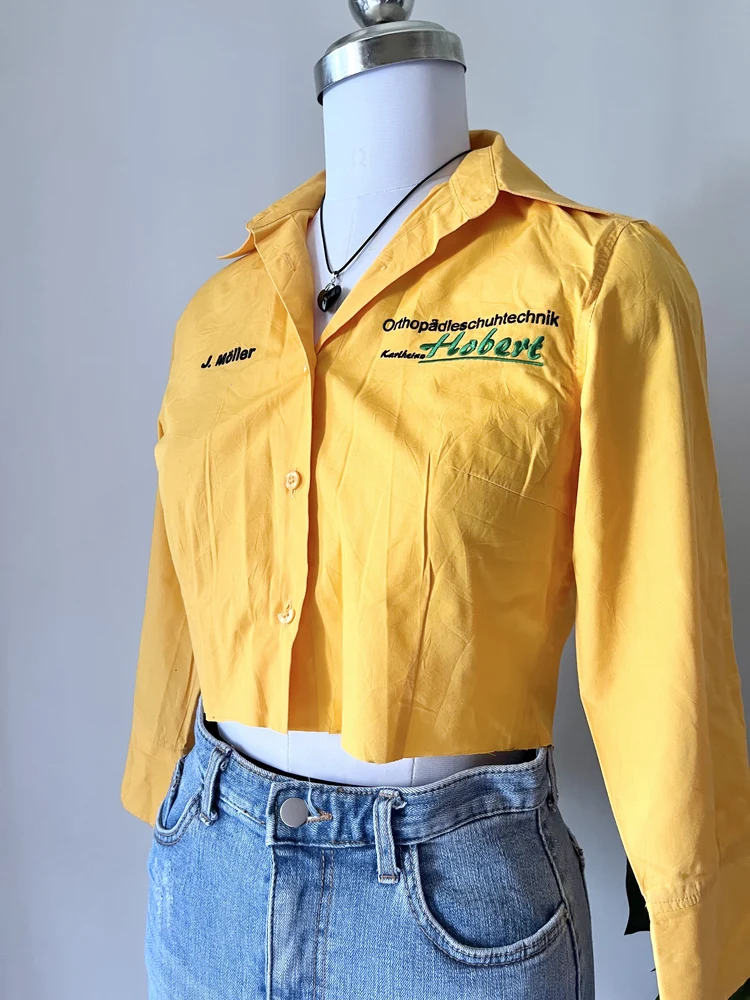 Orange crop shirt 