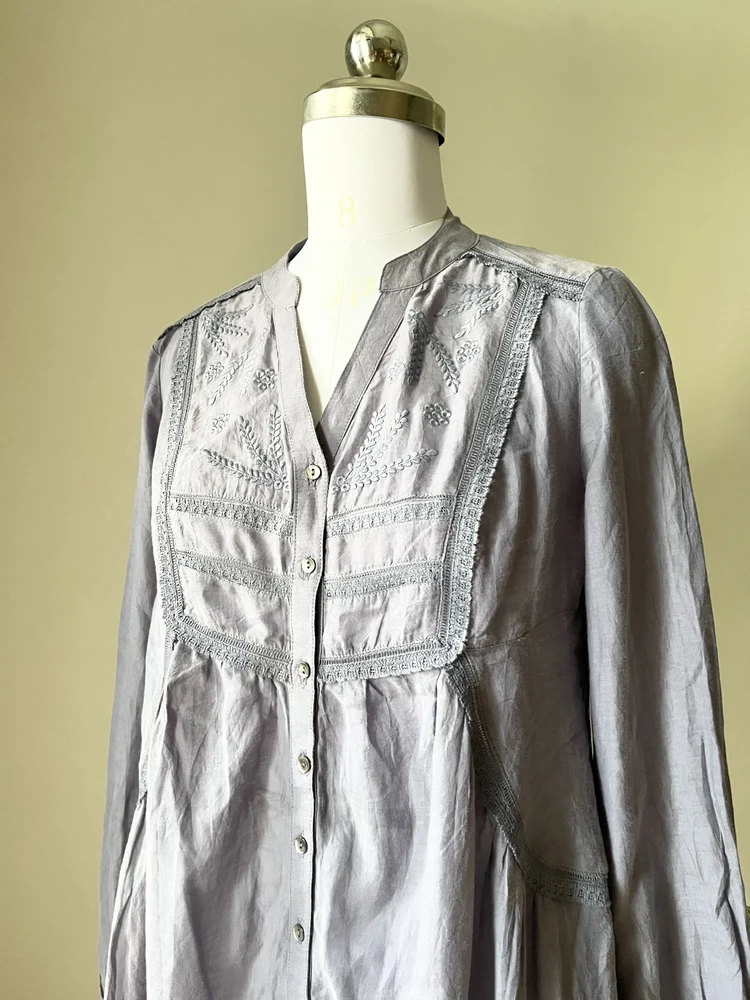 Charcoal grey Kurti 