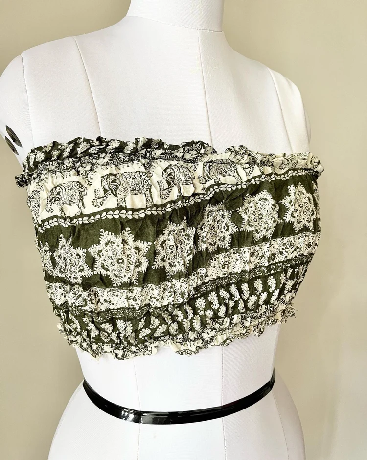 Printed tube top 